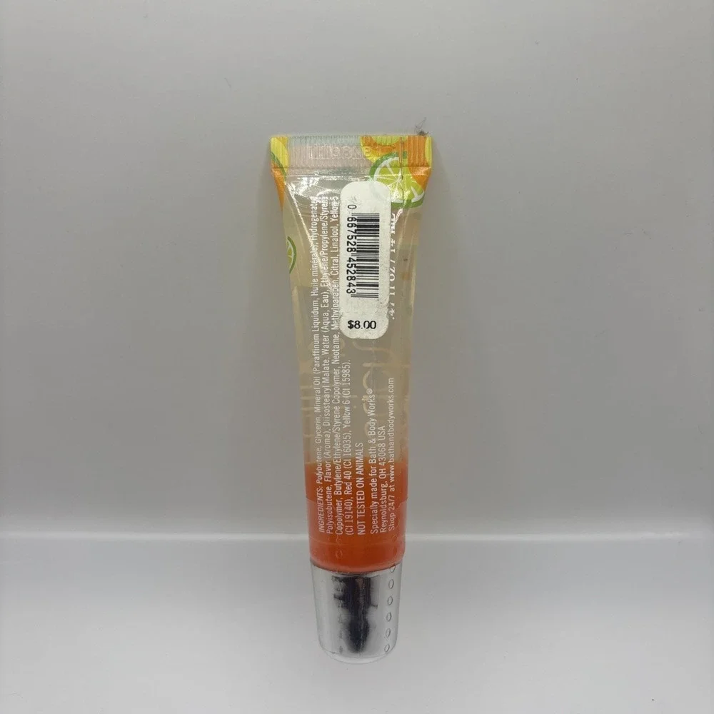 Bath & Body Works Liplicious Peach Citrus Lip‎ Gloss Discontinued Sealed 0.47 Oz